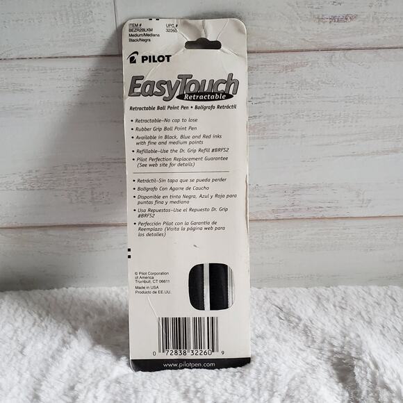 Pilot Easy Touch Retractable Ball Point Pens - Picture 2 of 4